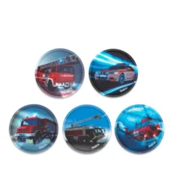 Ergobag Kletties-Set Feuerwehr - Rund