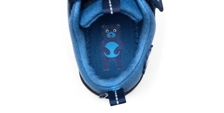 Affenzahn Barfußschuh Baumwolle Lucky - Bär Gr. 23 11 Affenzahn Barfußschuh Baumwolle Lucky - Bär Gr. 23 – Bild 9