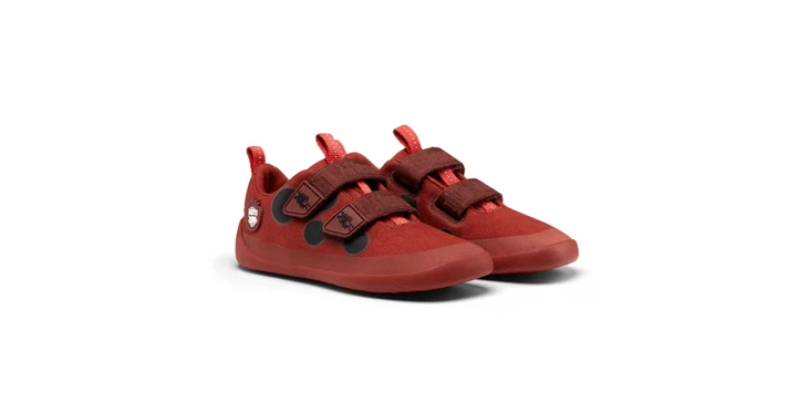 Affenzahn Barfußschuh Baumwolle Lucky - Marienkäfer Gr. 23 3 Affenzahn Barfußschuh Baumwolle Lucky - Marienkäfer Gr. 23