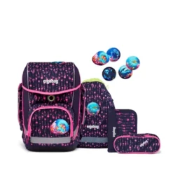 Ergobag Cubo Schulranzen-Set Bärmuda Viereck