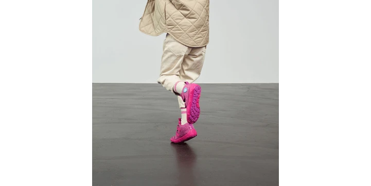 Affenzahn Barfußschuh Knit Happy Flamingo Größe 32 5 Affenzahn Barfußschuh Knit Happy Flamingo Größe 32 – Bild 3