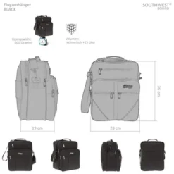 Southwest Bound Reisebegleiter, Schwarz -Kinderspielzeugladen 05416 0100 5 p7vkz5mjszl6z1xe