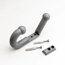 Reer - 10101 Sicherheits-Garderobenhaken, Grau