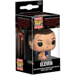Funko POP Keychain: Stranger Things - Eleven W/Eggo (No Wig)
