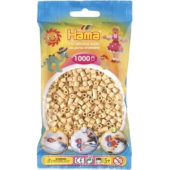 HAMA Perlenbeutel 1000 Stck. Beige