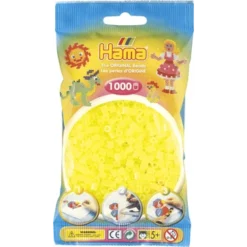HAMA Perlenbeutel 1.000 St. Neon-gelb
