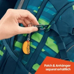 Coocazoo Rucksack MATE - Lime Stripe -Kinderspielzeugladen 211498 b