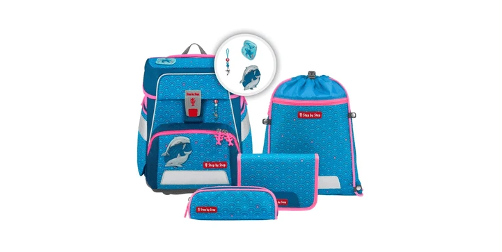 Step By Step SPACE Schulranzen-Set Dolphin Pippa 3 Step By Step SPACE Schulranzen-Set Dolphin Pippa