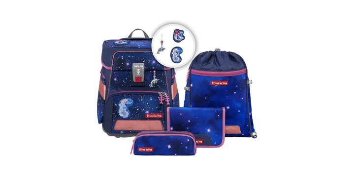 Step By Step SPACE Reflekt Schulranzen-Set Seahorse Zoe 5tlg. 3 Step By Step SPACE Reflekt Schulranzen-Set Seahorse Zoe 5tlg.