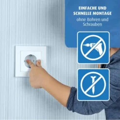 Reer - 2907.9 Steckdosenkappe, Transparent, 5 Stück -Kinderspielzeugladen 2907.9 5 1