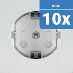 Reer - 32010 Steckdosenschutz, Schraubbar, 10 Stück -Kinderspielzeugladen 32010 2