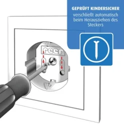 Reer - 32010 Steckdosenschutz, Schraubbar, 10 Stück -Kinderspielzeugladen 32010 5