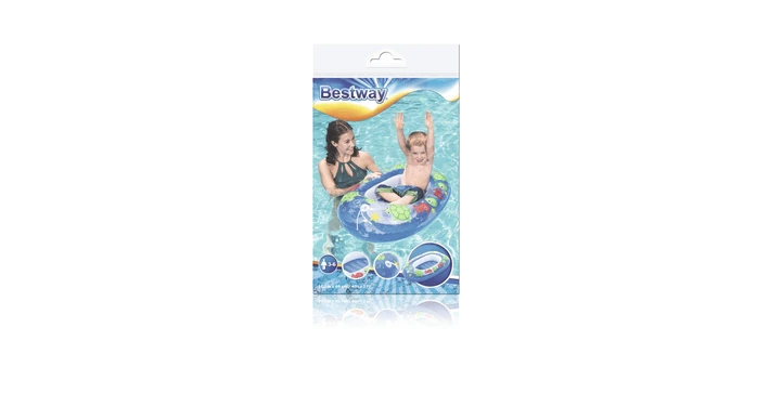 Bestway Kiddie Raft Kinderboot, Blau Oder Gelb 4 Bestway Kiddie Raft Kinderboot, Blau Oder Gelb – Bild 2