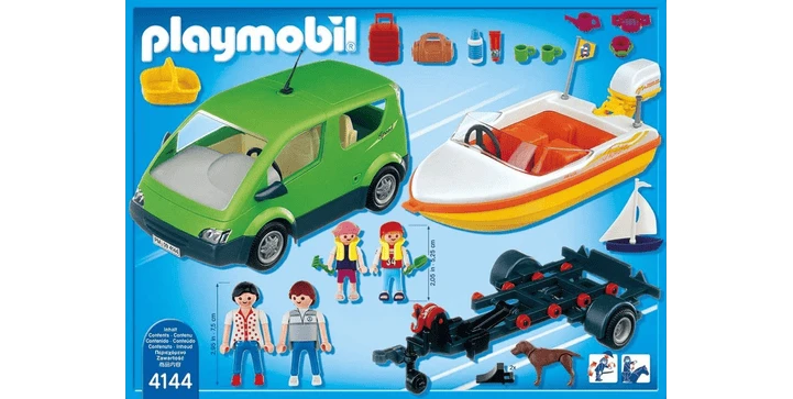 4144 Familyvan Mit Bootsanhänger - Playmobil 5 4144 Familyvan Mit Bootsanhänger - Playmobil – Bild 3