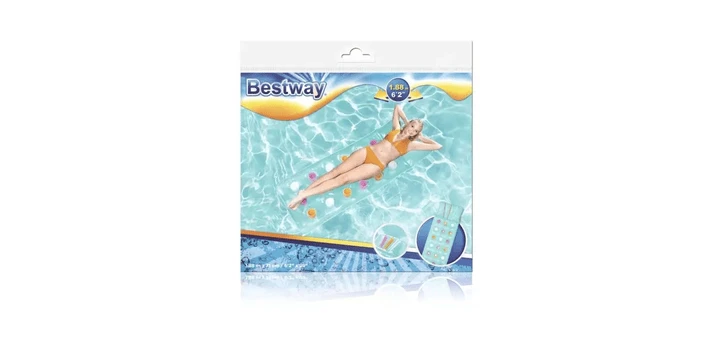 Bestway® Luftmatratze Color Lounge Gelb Oder Blau 4 Bestway® Luftmatratze Color Lounge Gelb Oder Blau – Bild 2