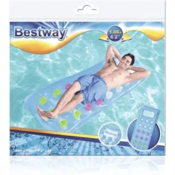 Bestway Luftmatratze "Fashion" Transparent Pink Oder Blau -Kinderspielzeugladen 43040 f