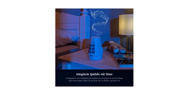 Reer - 52110 Reer - DreamBeam Motivprojektor - Weiß 8 Reer - 52110 Reer - DreamBeam Motivprojektor - Weiß – Bild 6