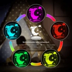 Reer - 52121 ColourLumy Mond Beruhigungslicht -Kinderspielzeugladen 52121 4