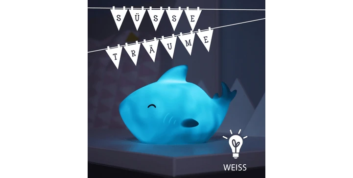 Reer - 52303 Shark - Sea Life Lumilu Nachtlicht 4 Reer - 52303 Shark - Sea Life Lumilu Nachtlicht – Bild 2