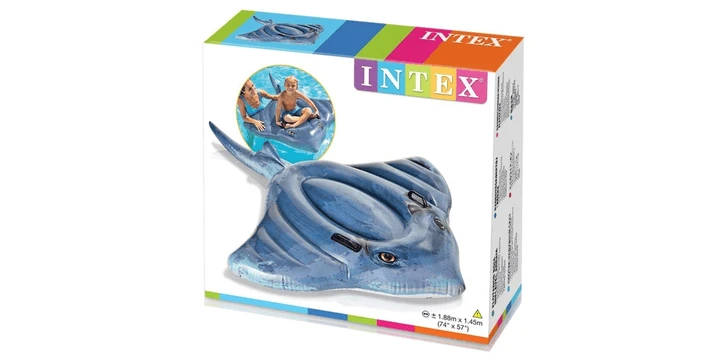 INTEX 57550NP Aufblasbarer Ride-On-Stachelrochen 2 INTEX 57550NP Aufblasbarer Ride-On-Stachelrochen