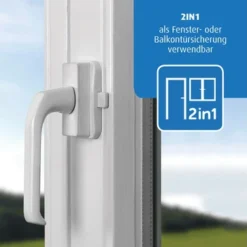 Reer - 70010 WinLock Fenstersicherung / Balkontürsicherung, Weiß -Kinderspielzeugladen 70010 2