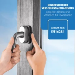 Reer - 70021 WinLock Fenstersicherung / Balkontürsicherung, Anthrazit -Kinderspielzeugladen 70021 winlock ecommerce 20205