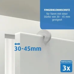 Reer - 70059 Türstopper, Transparent Vorteilspack (3 Stück) -Kinderspielzeugladen 70059 t rstopper3 1