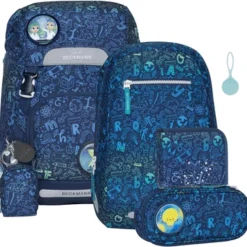 Beckmann Classic Schulrucksack 7-teilig Science