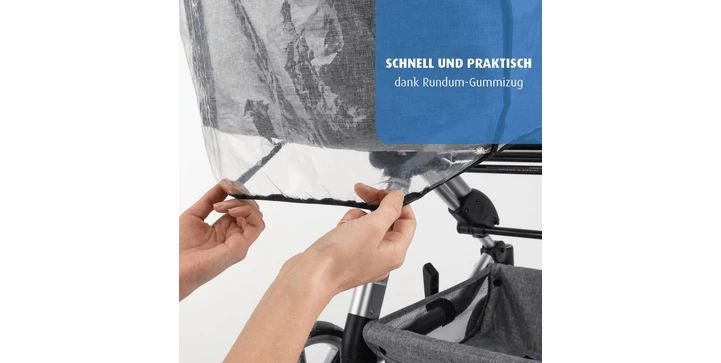 Reer - 70537 PEVA Regenschutz Für Kinderwagen 7 Reer - 70537 PEVA Regenschutz Für Kinderwagen – Bild 5