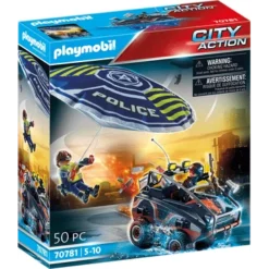 70781 Polizei-Fallschirm: Verfolgung Des Amphibien-Fahrzeugs - Playmobile
