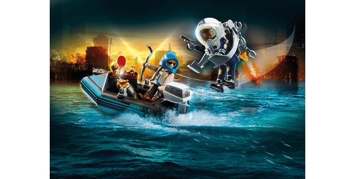 70782 Polizei-Jetpack: Festnahme Des Kunsträubers - Playmobile 4 70782 Polizei-Jetpack: Festnahme Des Kunsträubers - Playmobile – Bild 2