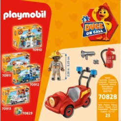 70828 Mini-Auto Feuerwehr – Playmobil -Kinderspielzeugladen 70828 2