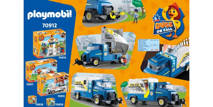 70912 Polizei Truck Feuerwehr Truck – Playmobil 5 70912 Polizei Truck Feuerwehr Truck – Playmobil – Bild 3