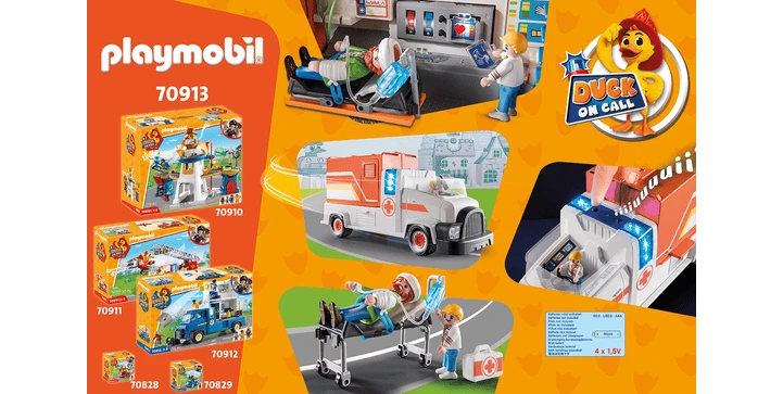 70913 Polizei Truck Feuerwehr Truck – PlaymobilNotarzt Truck 5 70913 Polizei Truck Feuerwehr Truck – PlaymobilNotarzt Truck – Bild 3