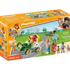 Playmobil 70919 Notarzt Action: Hilf Dem Rennfahrer!
