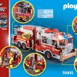 70935 Feuerwehr-Fahrzeug: US Tower Ladder - Playmobil -Kinderspielzeugladen 70935 2