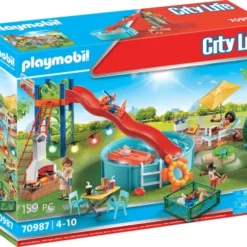 70987 Poolparty Mit Rutsche - Playmobil