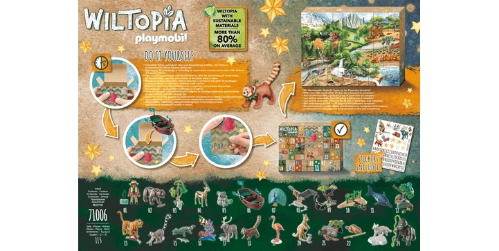 71006 Wiltopia - DIY Adventskalender: Tierische Weltreise - Playmobil 6 71006 Wiltopia - DIY Adventskalender: Tierische Weltreise - Playmobil – Bild 4