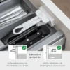 Reer - 71090 Besteckschubladen-Sicherung, 2 Stück -Kinderspielzeugladen 71090 2