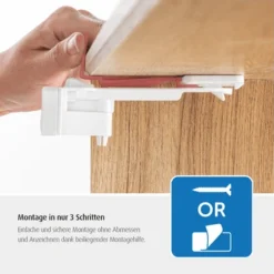 Reer - 71090 Besteckschubladen-Sicherung, 2 Stück -Kinderspielzeugladen 71090 5