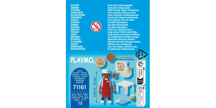 71161 Pizzabäcker - Playmobil 6 71161 Pizzabäcker - Playmobil – Bild 4