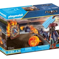 71189 Pirat Mit Kanone - Playmobil