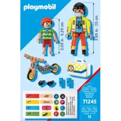 71245 Sanitäter Mit Patient - Playmobil 9 71245 Sanitäter Mit Patient - Playmobil -Kinderspielzeugladen 71245 2