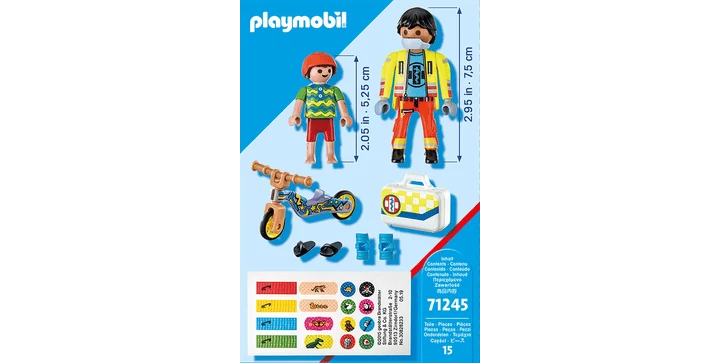 71245 Sanitäter Mit Patient - Playmobil 6 71245 Sanitäter Mit Patient - Playmobil – Bild 4