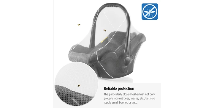Reer - 71557 Insektenschutz Für Babyschale, Weiß 6 Reer - 71557 Insektenschutz Für Babyschale, Weiß – Bild 4
