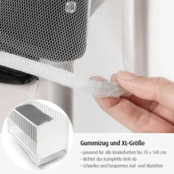 Reer - 71558 Insektenschutz Für Kinderbett, Weiß -Kinderspielzeugladen 71558 insektenschutz f r kinderbetten collage 02