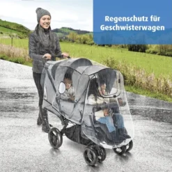 Reer - 73887 PEVA Regenschutz Für Geschwisterwagen -Kinderspielzeugladen 73887 regenschutz duo