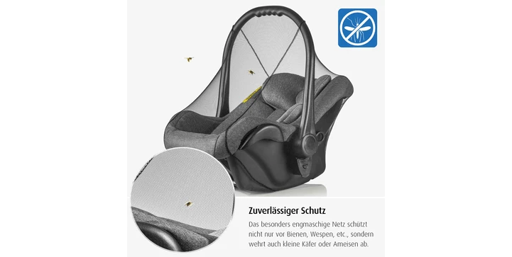 Reer - 74858 Insektenschutz Für Babyschale, Schwarz 5 Reer - 74858 Insektenschutz Für Babyschale, Schwarz – Bild 3