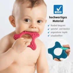 Reer - 79222 Reer - Massage-Beißring Stern 2 Stück -Kinderspielzeugladen 79222