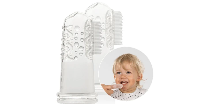 Reer - Fingerzahnbürste Aus Silikon 2er Set 3 Reer - Fingerzahnbürste Aus Silikon 2er Set